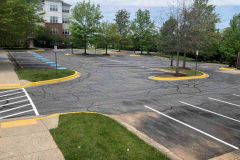 Commercial sealcoating and pavement maintenance for parking lot in Frederick, MD