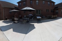 Concrete installation project in progress by paving contractor in Frederick, MD