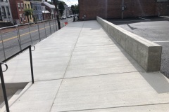 Driveways 2Day completed new concrete walkway in Frederick, MD