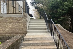 Concrete steps installation completed by paving contractor in Frederick, MD