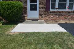Concrete walkway being built by Driveways 2Day in Frederick, MD