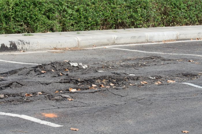 Sun Damaged Asphalt Repair in Frederick, Md